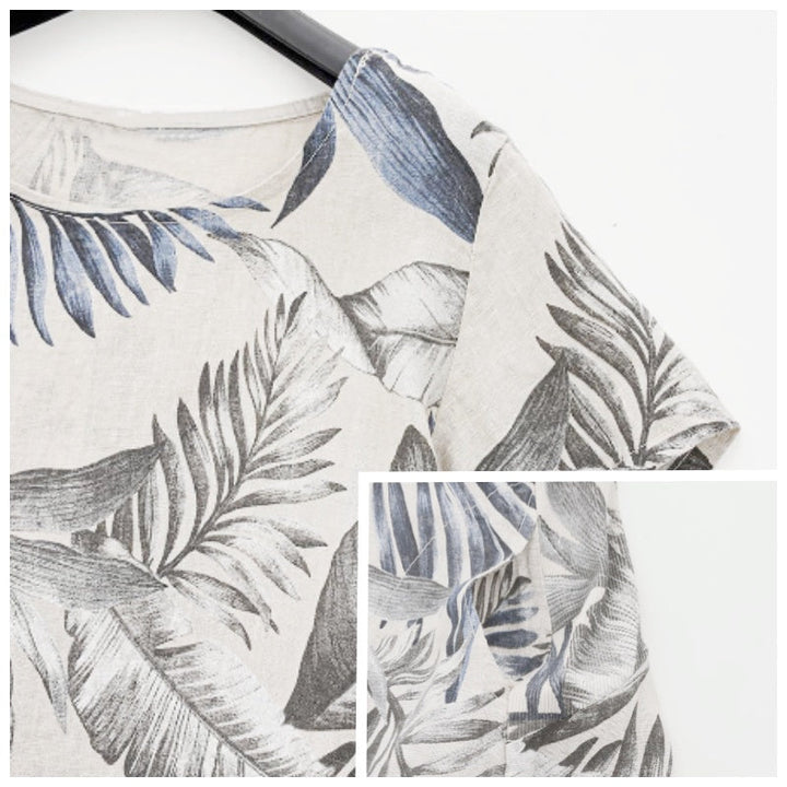 Everest Dress with Botanical Print_003