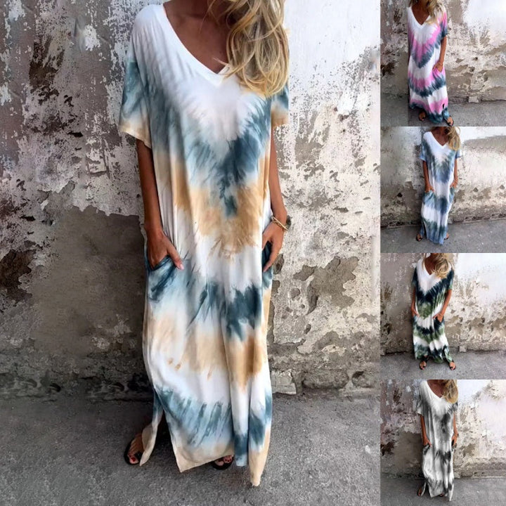 Tie-Dye Comfort Maxi Dress