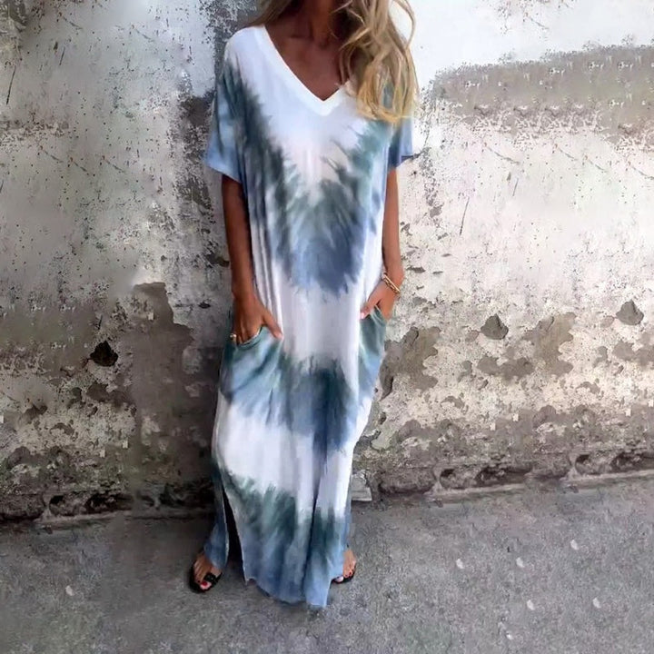 Tie-Dye Comfort Maxi Dress