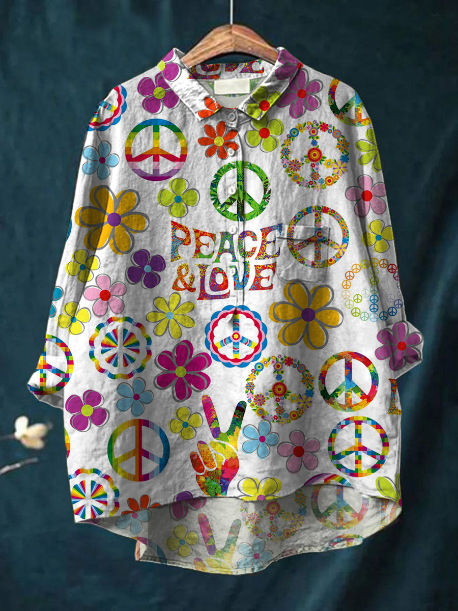 Retro Peace & Love Shirt