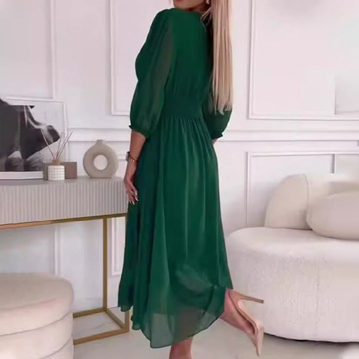 Zoe™ | V-Neck Chiffon Dress