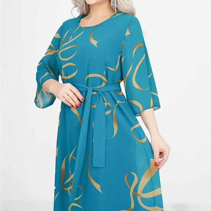 Fiona™ | Artistic Midi Dress