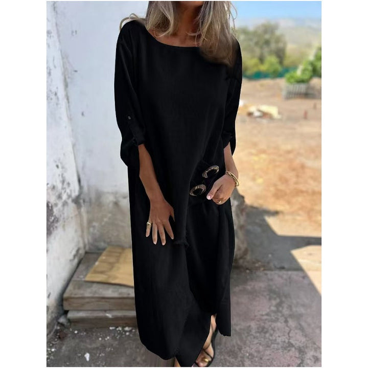 Anya™ | Metal Button Loose Robe Set