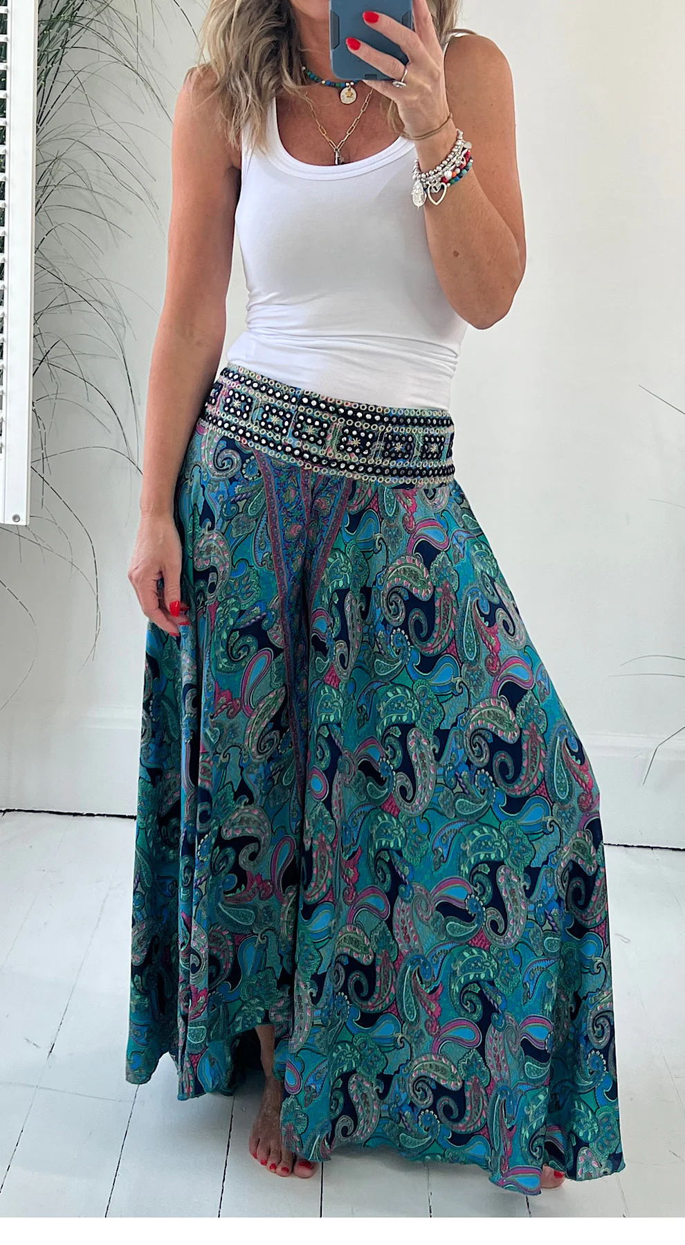 Sunset Stroll Wide-Leg Pants